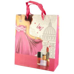 Package gift cardboard "Lipstick" (19.5x8x23.5 cm)