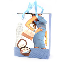 Package gift cardboard "Casket" (19.5x8x23.5 cm)