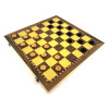 Ігровий набір шахи, шашки дерев'яні з магнітом (29х29х2 см)