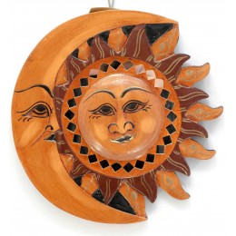 Зеркало мозаичное "Луна-Солнце" (d-20 cм)