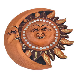 Wall decoration "Moon-Sun" (d-20 cm)