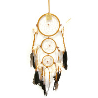 Dream catcher brown (d-16 cm d-11 cm d-9 cm h-79 cm)