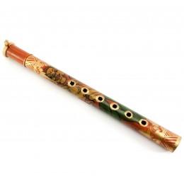 Flute suling bamboo painted (30.5x2.5x4 cm)