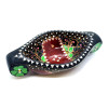 Bratina "Rook" made of solid wood inlaid with mother-of-pearl (16.5x10x3.5 cm)A