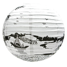 Lantern paper "Boat" (d-40cm)