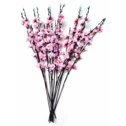 Ветка сакуры розовая (55 см)(20шт/уп)