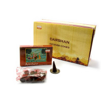 Amber (Amber)(Darshan)(12/pack) cones
