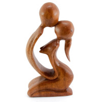 Статуэтка "Влюбленные" дерево (19.5х9.5х3 см)