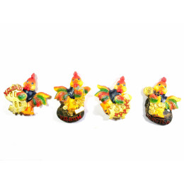 Петух магнит (уп/8 шт) (6х5,5х1,5 см)