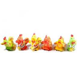 Петух резиновый (уп/52 шт) (5,5х3,5х4 см)