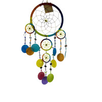 Price reduction Dreamcatcher colored with mirrors (47x23 cm)