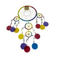 Price reduction Dreamcatcher colored with mirrors (47x23 cm)