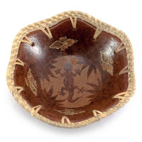 Блюдо терракотовое "Саламандра" (d-16 см h-6 см)