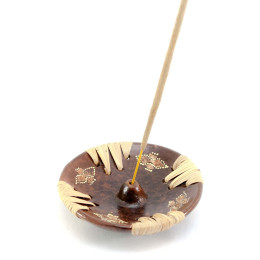 Подставка для благовоний терракотовая (d-11 h-2.5 см)