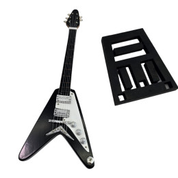 Gibson Flying Guitar Miniature Wood (18 x 7 x 1.5 cm)