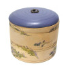 Casket-barrel "Lavender" (15x12 cm) solid wood