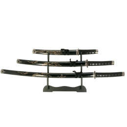 Катаны "Резные драконы" (98х78х52 см) (н-р 3шт.)