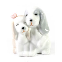 Собачки пара фарфоровые (7х6х4,5 см)