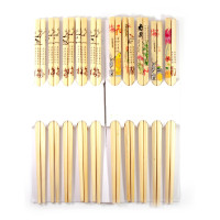 Bamboo chopsticks (10 pairs) (24x10x1.5 cm)