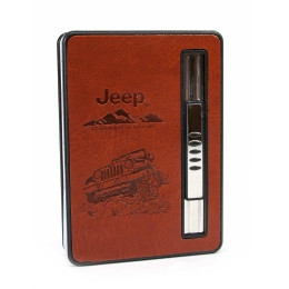 Портсигар з викидом сигарет і запальничкою (10х7х2 см)