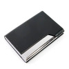 Візитниця чорна із магнітним замком (9,5х6,5х1,5 см)