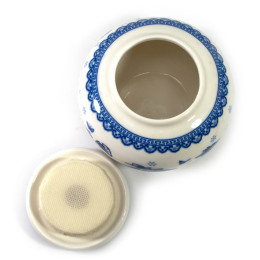 Ceramic jar for tea (450 ml.) (10x10x9 cm)