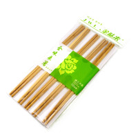 Bamboo chopsticks (10 pairs) (24x12x1 cm)