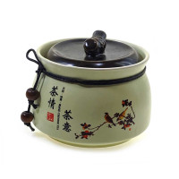 Ceramic jar for tea (500 ml.) (10x12.5x12.5 cm)