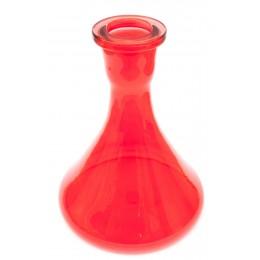 Колба для кальяна стекло красная (24х19х19 см)(внутренний d-4,5 см)