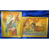 Картина с рисунком из камней (17 х 22см)