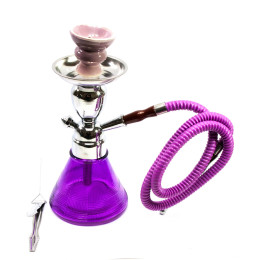 Кальян фіолетовий (1 персона) (28 см.)