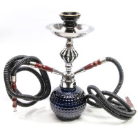 Hookah black (2 persons) (34 cm.)