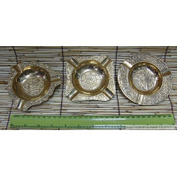 Ashtray bronze with mother-of-pearl