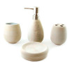 White ceramic bathroom set (23x27.5x9 cm)