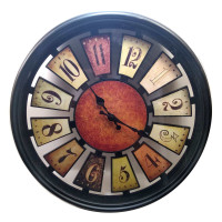 Wall clock (d-43 cm h-6 cm)
