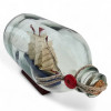 Модель парусника в бутылке (18х9х7 см)