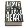 Book-safe "LOVE" (18x12x5.5 cm)