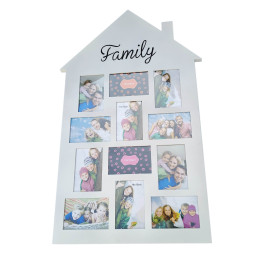 Фоторамки  (12 фото)(фото 15х10 см )(83х53х2,5 см)