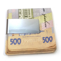 Money clip chrome (5.5x2.5x0.6 cm)