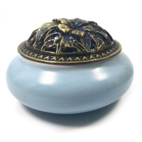 Blue smoker (h-10 cm h-6 cm)