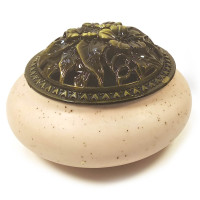 Курительница розовая (h-10 см h-6 см)