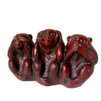 Мавпи кам'яна крихта "Не бачу, не Чую, не Говорю" (7х5х3 см)