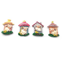 Fridge magnet "Piglets in the house" (24 pcs/pack) (6x4.5x1)