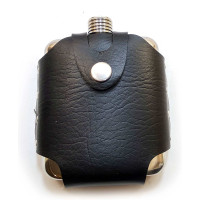 Фляга з нерж.сталі в чохлі на пояс (170 мл. (12х10х3,5 см)