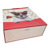 Cardboard gift bag "Puppy with a Rose" (30x38x12 cm)