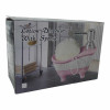 Soap dispenser with washcloth "Bath" azure (14x14x7 cm)