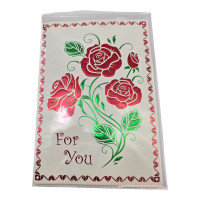 Листівка з конвертом "I Love You!" троянди (19 х 13,5 см)