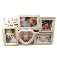 Фоторамки (5 фото) (фото 13х13 см 15х10 см 10х10 см) (46х28х2, 5 см)