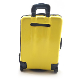 Piggy bank "Suitcase" yellow (13x8x5 cm)