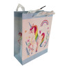 Cardboard gift bag "Unicorn" (18x23x8 cm)